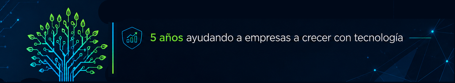 5 años ayudando a empresas a crecer con tecnología — Tech Nex